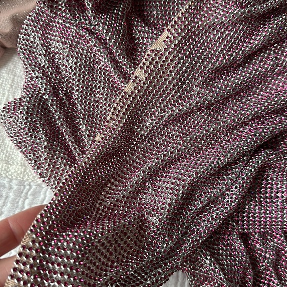 Poster Girl Pink Rhinestone Wrap Skirt - Picture 7 of 7